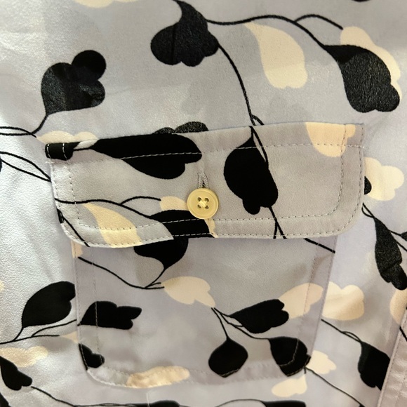 Loft button down sheer blouse, size S - Picture 3 of 3